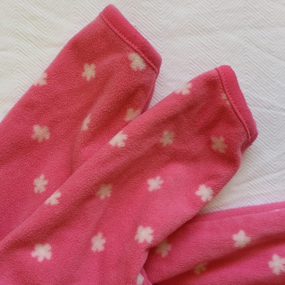 carter's little sister fleece 2-way zipper footie sleeper pajamas 3 months baby - Picture 5 of 6